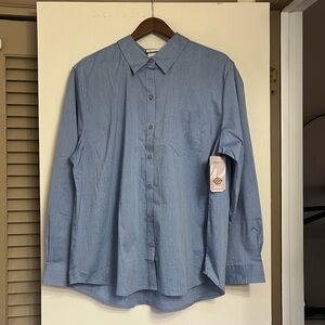 Dickies Long Sleeve Stretch Poplin Work Shirt